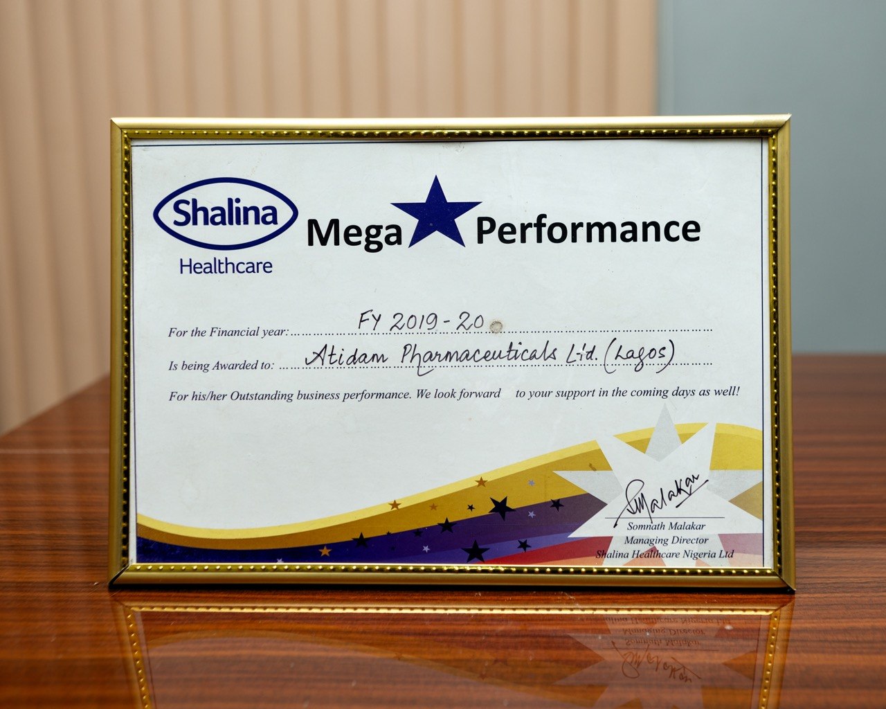 SHALINA HEALTHCARE MEGA PERFORMANCE
